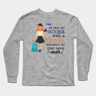 October Long Sleeve T-Shirt